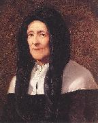 PUGET, Pierre Portrait of the Artist's Mother af oil on canvas